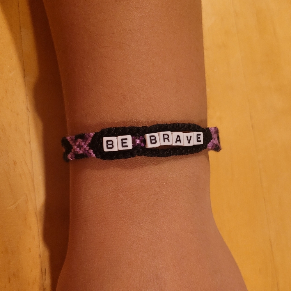 "Be Brave" Friendship Bracelet